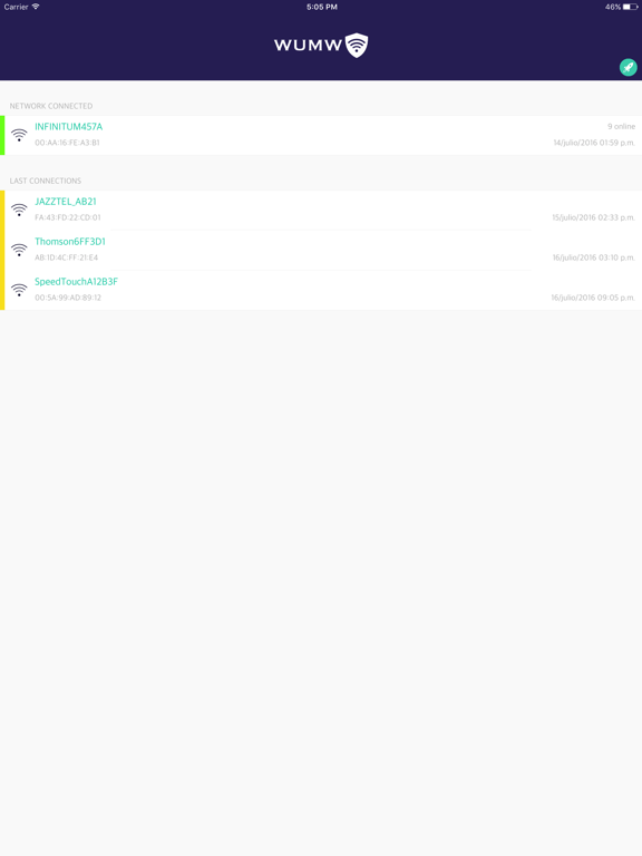 Screenshot #4 pour WUMW: Who uses my WiFi?