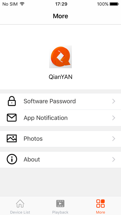 App screenshot