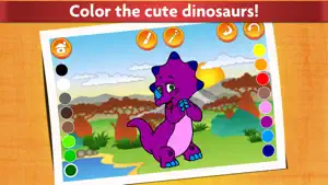 Dinosaurs - Kids Coloring book screenshot #3 for iPhone