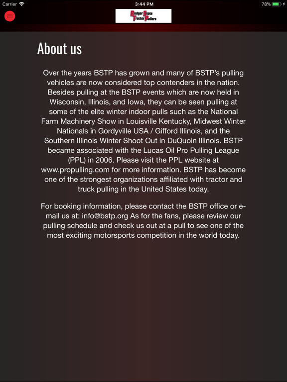 BSTP WI iPad screenshot 5 - Sports app