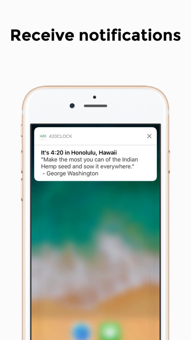 Screenshot 2 of 420 Clock App