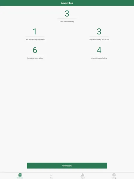 Anxiety Log