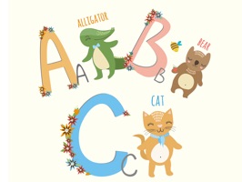 Animal Alphabet Stickers