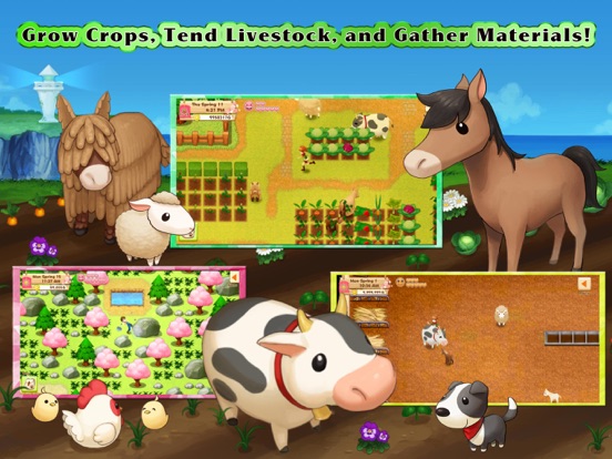 Harvest Moon: Light of Hope iPad app afbeelding 2