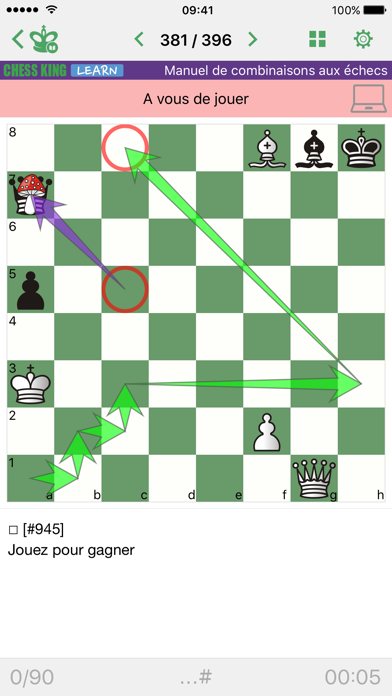 Screenshot #2 pour Manuel combinaisons aux échecs