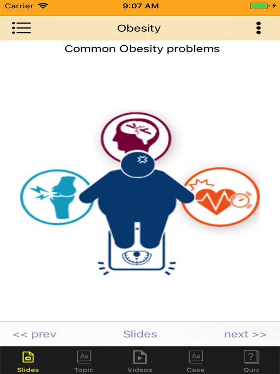 Obesity offline iPad screenshot