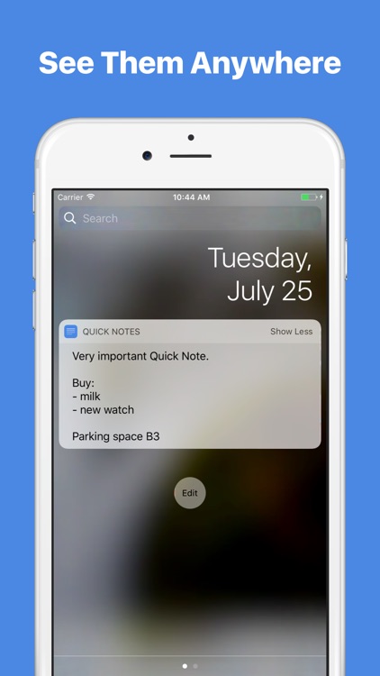 Quick Notes — Notes with widget