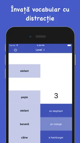 Game screenshot Joacă Vocabular - engleză apk
