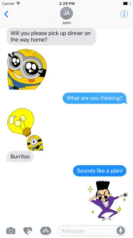 Game screenshot Despicable Me 3 x Momo Wang Stickers hack