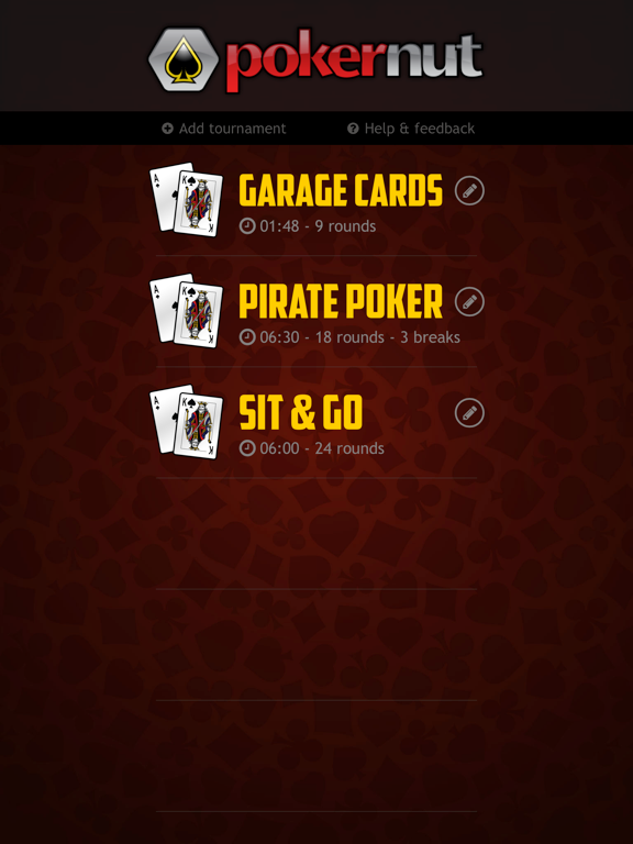 Pokernut Tournament Timer