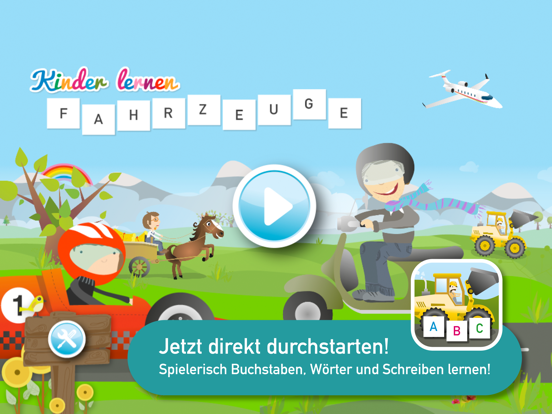 Kinder lernen Fahrzeuge iPad app afbeelding 5