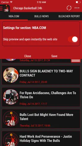 Game screenshot 24h News for Chicago Bulls apk