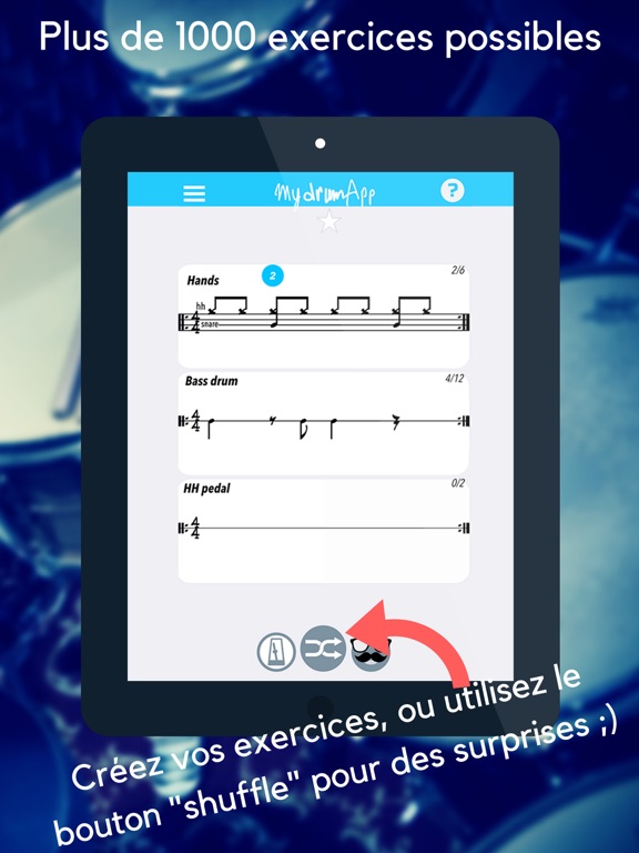 Screenshot #6 pour myDrumApp LITE - pour batteurs
