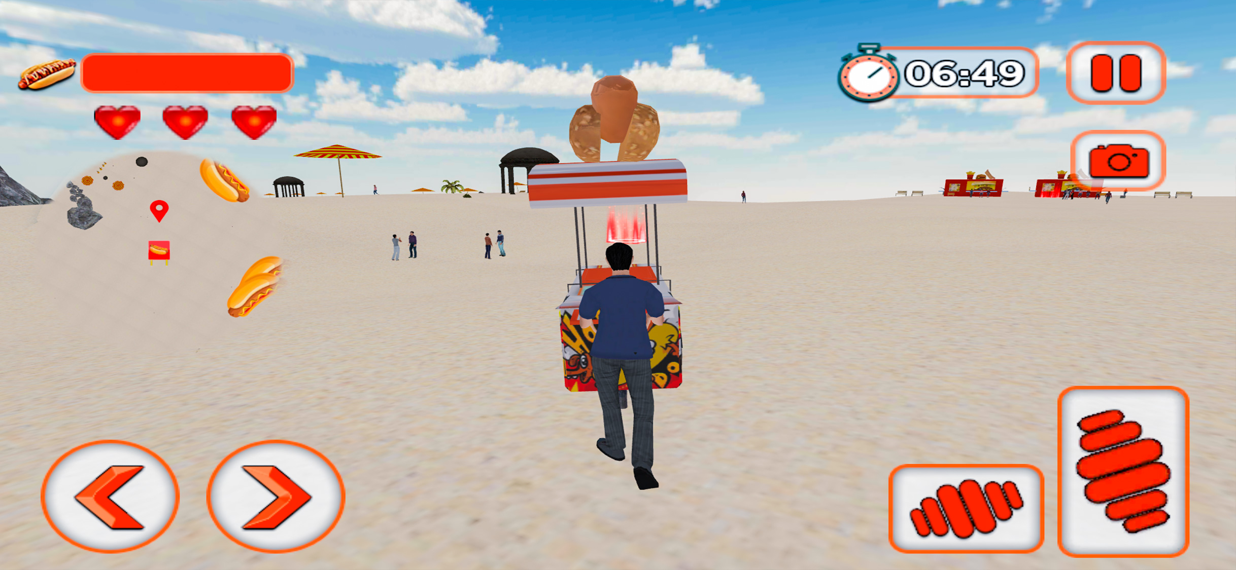 Hot Dog Delivery Boy Simulator