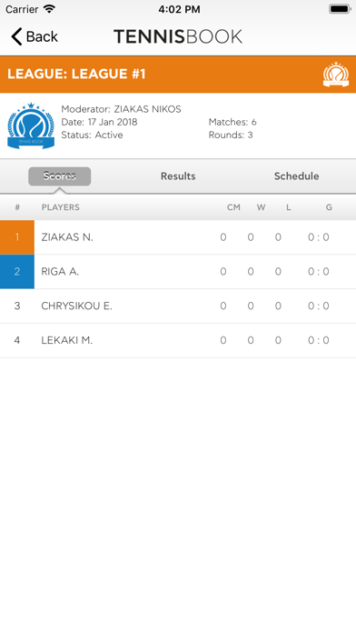 Tennis Book iPhone screenshot 7 - Social Networking app