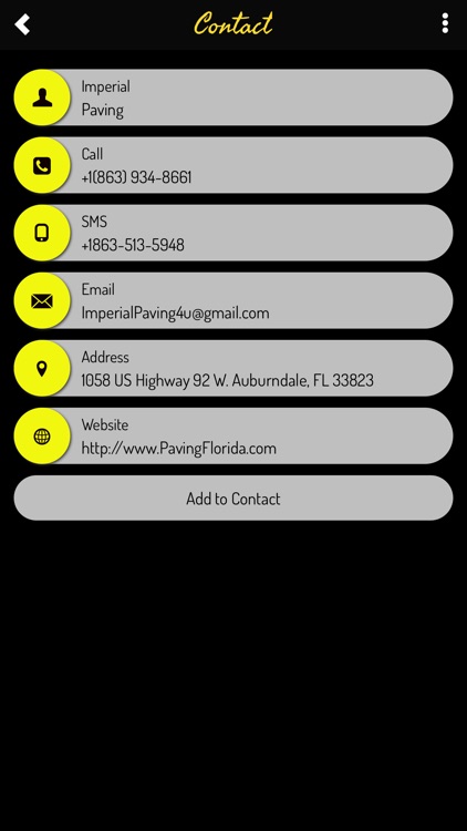 Imperial Paving Quote App