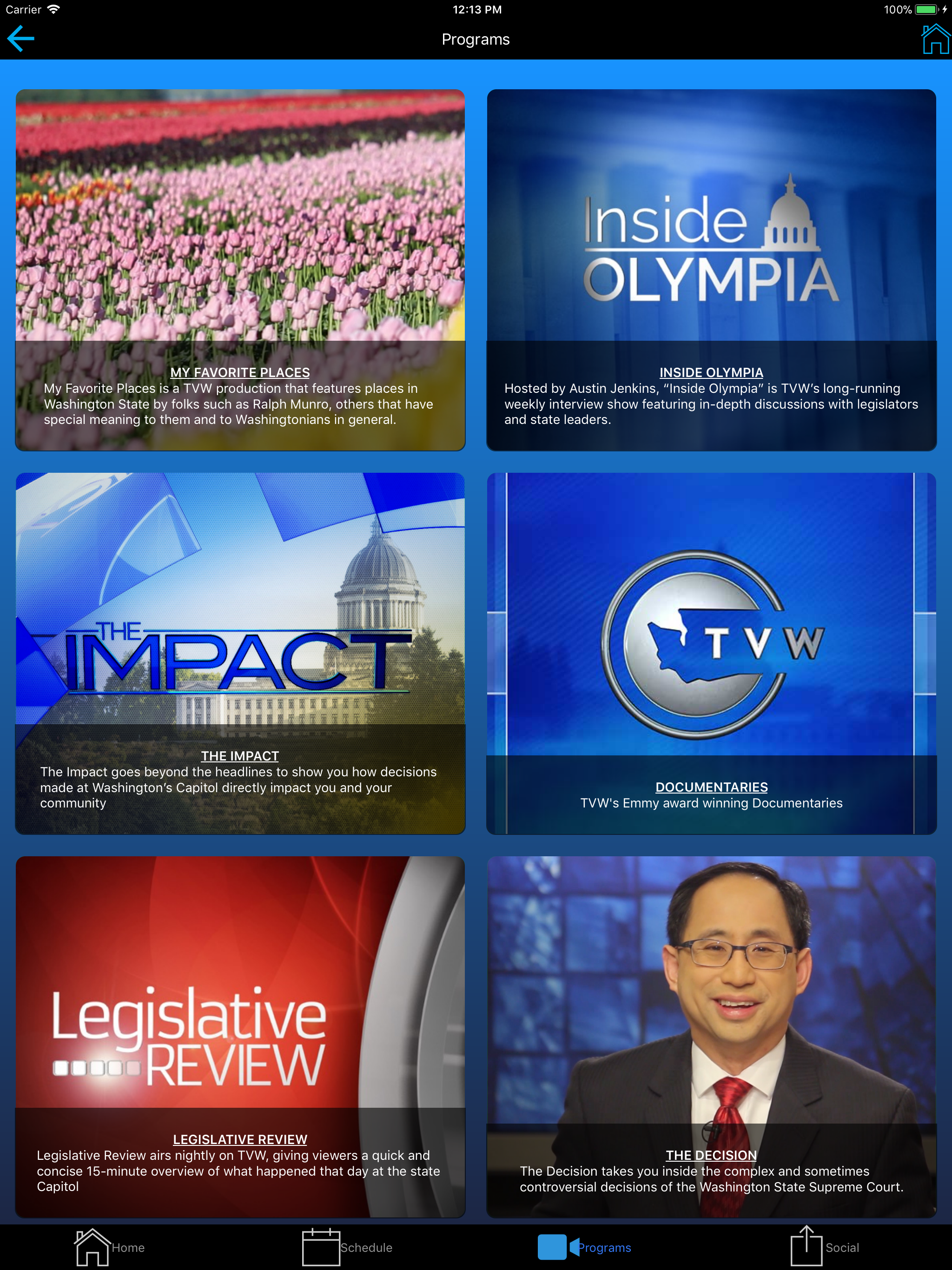 TVW, WA Public Affairs Network screenshot 7