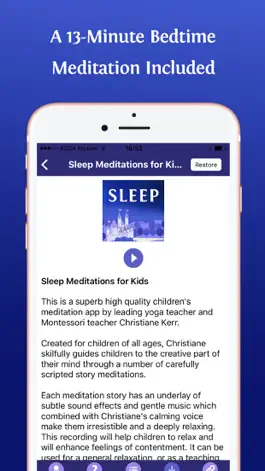 Game screenshot Sleep Meditations for Kids apk