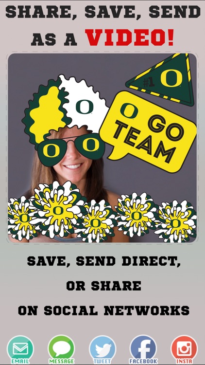 Oregon Ducks Animated Selfie Stickers screenshot-3