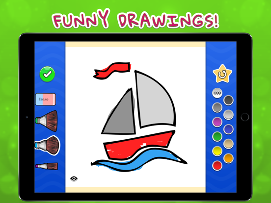 Coloring Your Travel iPad screenshot 1 - Entertainment app