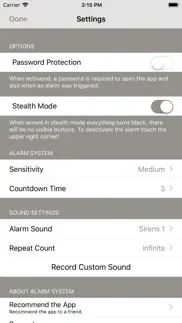 alarm system lite iphone images 2