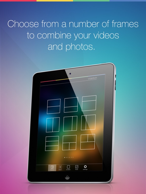 Screenshot #5 pour Vidstitch Frames for Instagram