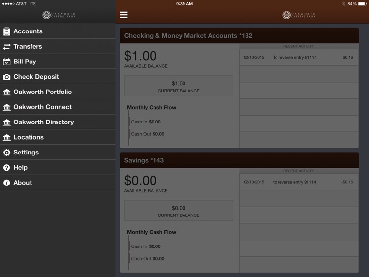 Oakworth Capital Bank iPad Version screenshot-4