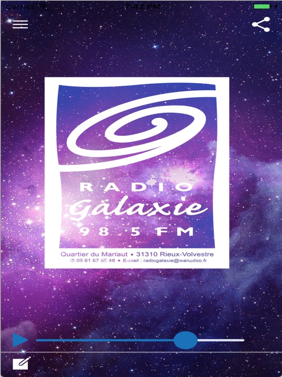 Screenshot #4 pour Radio Galaxie 98.5 FM