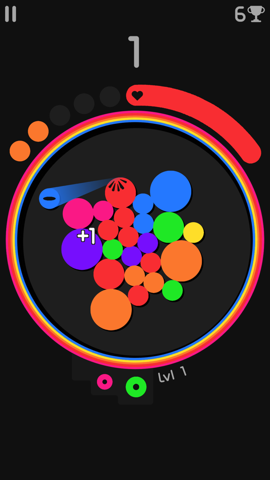 #4. Gravity Balls Shooter (iOS) 由: cihan ozgur