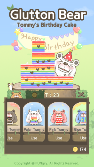 Glutton Bear : Birthday Cake(圖4)-速報App