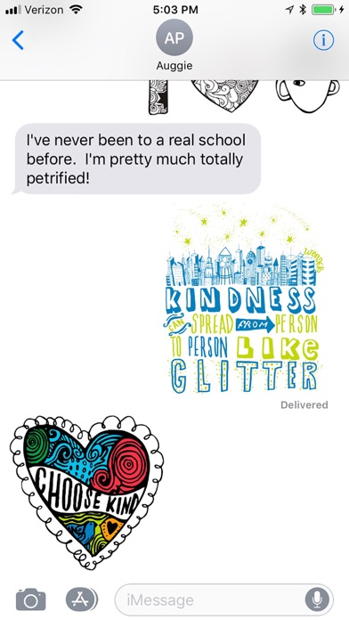 Wonder Stickers iPhone screenshot 5 - Stickers app