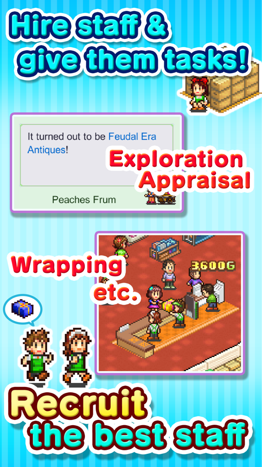 #2. Thrift Store Story (iOS) Podle: Kairosoft Co.,Ltd