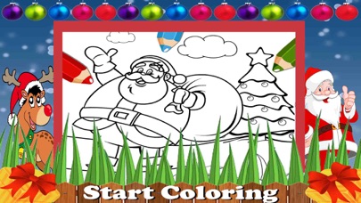 Christmas doodles-Draw & Color screenshot 4