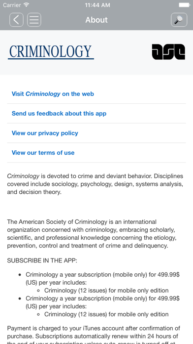 How to cancel & delete Criminology from iphone & ipad 3