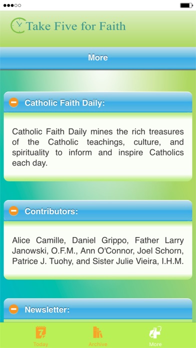 Screenshot #3 pour Take Five for Faith