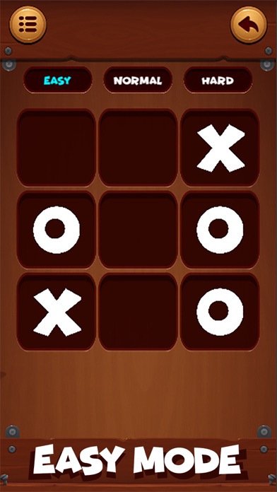 Tic Tac Toe! Wooden Board Game screenshot 2