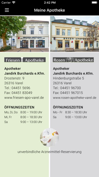 Friesen Apotheke - J.Burchards