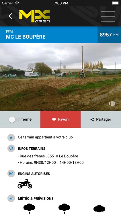 MX OPEN - Vos terrains MX