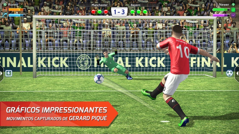 Final Kick Futebol online screenshot 3