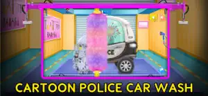 Cartoon Police Car Wash screenshot #1 for iPhone