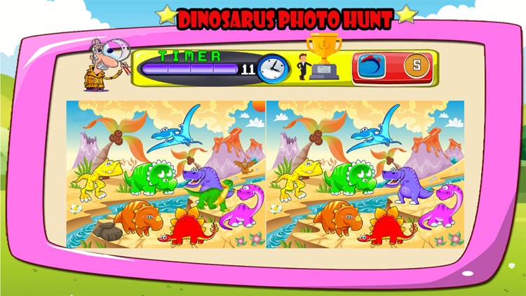 Dinosarus Photo Hunt Game