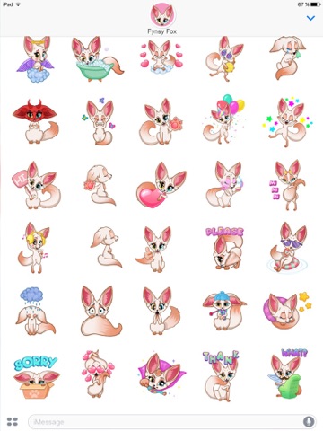 Fynsy Fox Animated Stickers screenshot 3