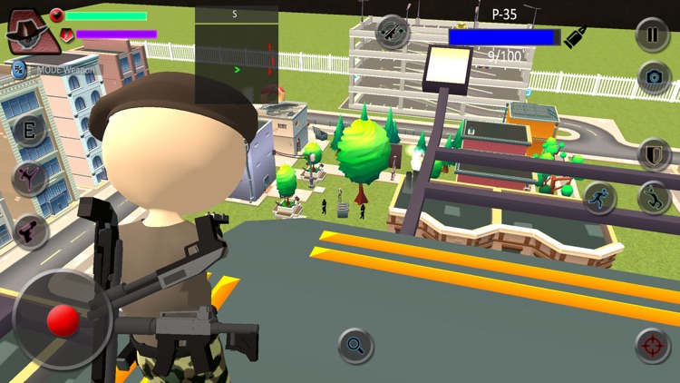 Stickman Robots Battle screenshot-4