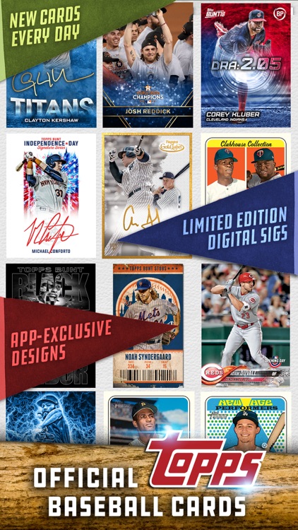 MLB BUNT Baseball Card Trader