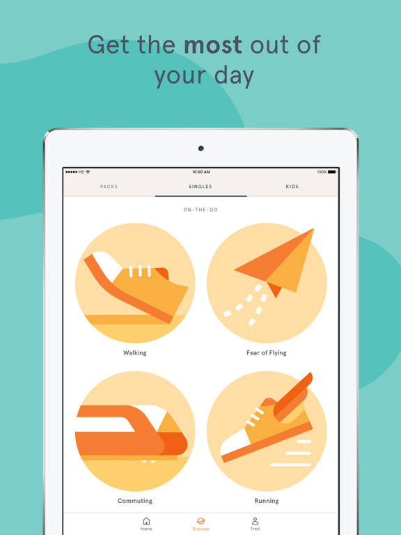 Screenshots of Headspace: Guided Meditation and Mindfulness for iPad
