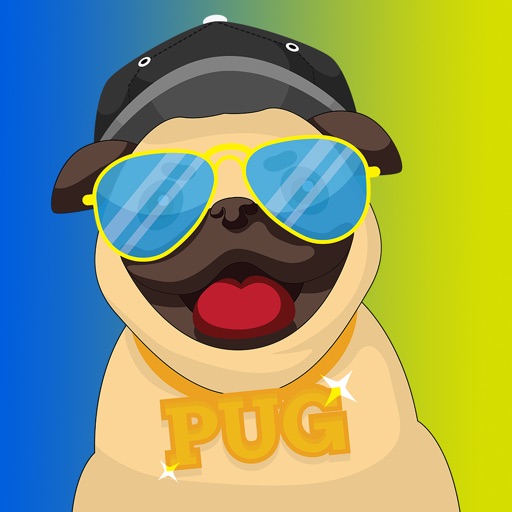 Biggie Pug Emoji icon