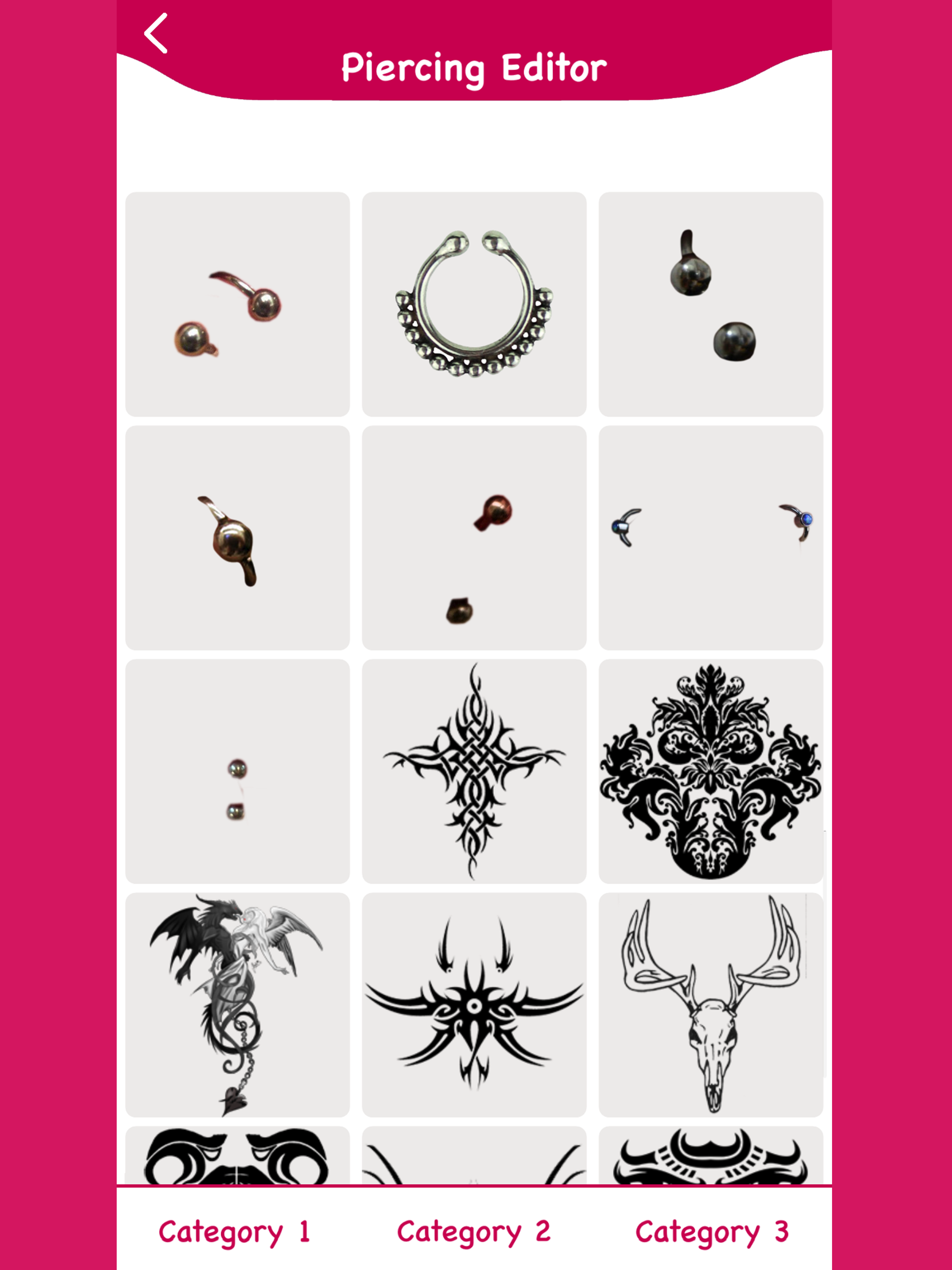 Piercing Photo Editor - Booth