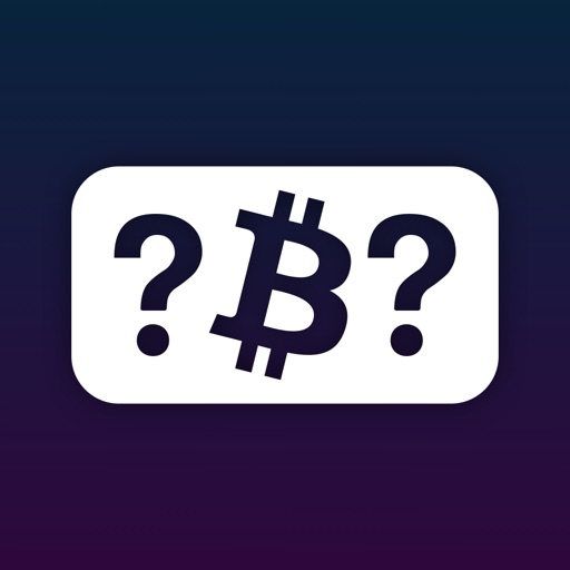 Bitcoin Price Guess Quiz Game Icon
