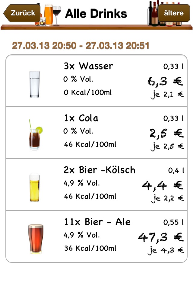 Bierdeckel - Drinks Zähler screenshot 3