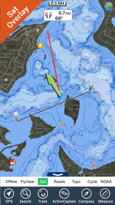 Lake Minnetonka GPS map offline fishing charts screenshot 3